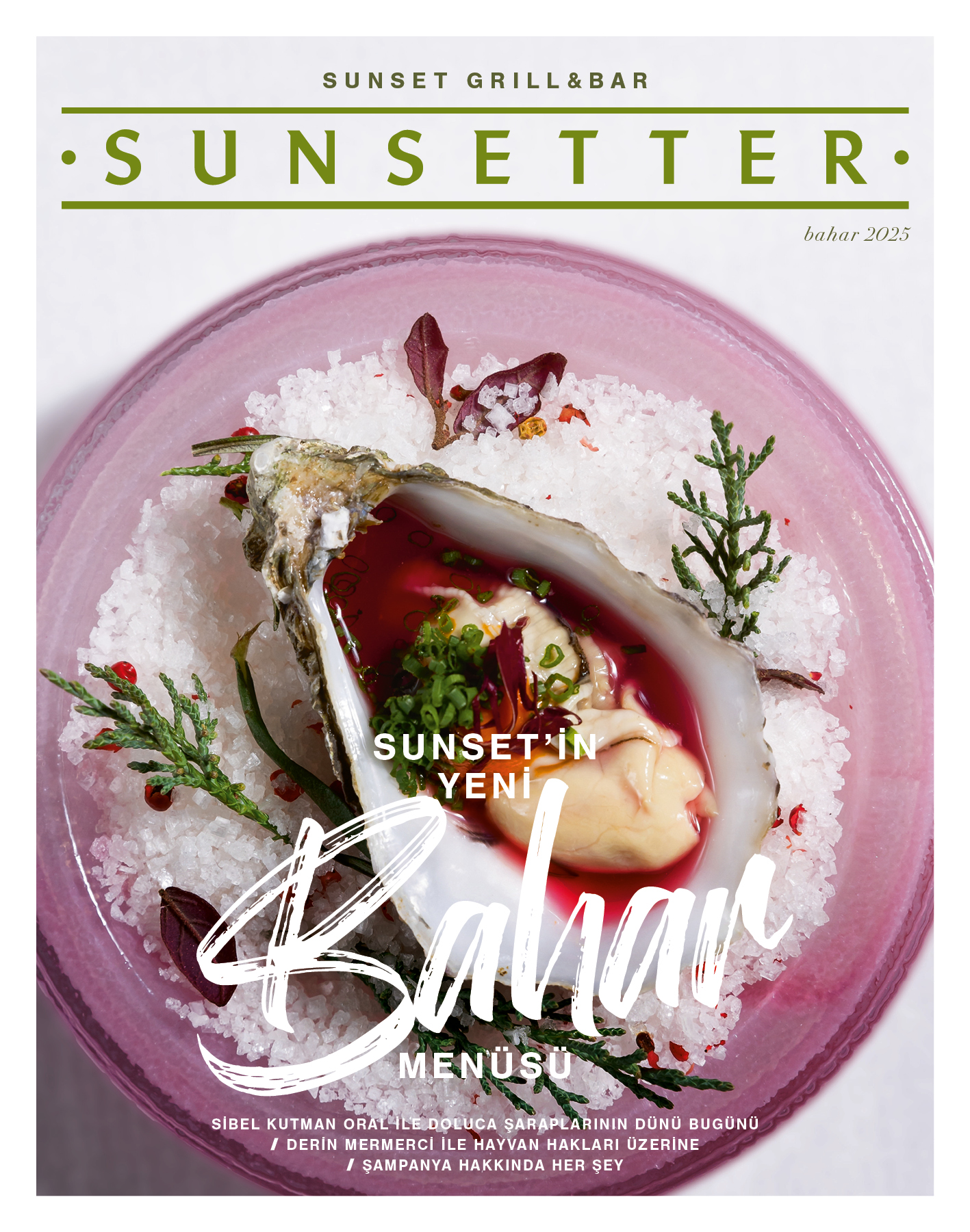 BAHAR 2025 - Sunset' in Yeni Bahar Menüsü